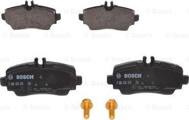 BOSCH 0 986 424 470 - Bremžu uzliku kompl., Disku bremzes onlydrive.pro