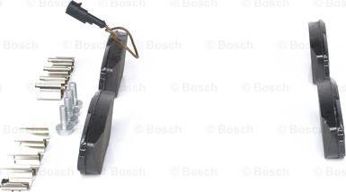 BOSCH 0 986 424 596 - Тормозные колодки, дисковые, комплект onlydrive.pro