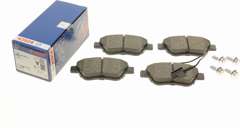 BOSCH 0 986 424 597 - Brake Pad Set, disc brake onlydrive.pro