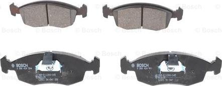 BOSCH 0 986 424 554 - Brake Pad Set, disc brake onlydrive.pro