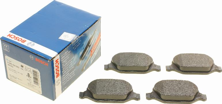 BOSCH 0 986 424 553 - Brake Pad Set, disc brake onlydrive.pro