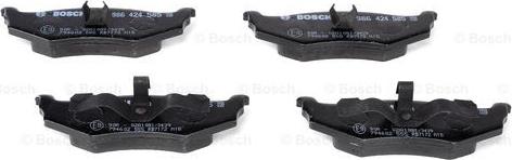 BOSCH 0 986 424 585 - Brake Pad Set, disc brake onlydrive.pro