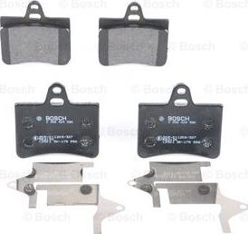 BOSCH 0 986 424 580 - Brake Pad Set, disc brake onlydrive.pro