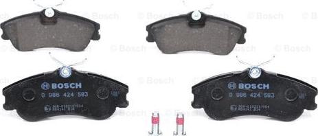 BOSCH 0 986 424 583 - Brake Pad Set, disc brake onlydrive.pro