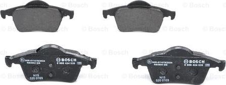 BOSCH 0 986 424 539 - Jarrupala, levyjarru onlydrive.pro