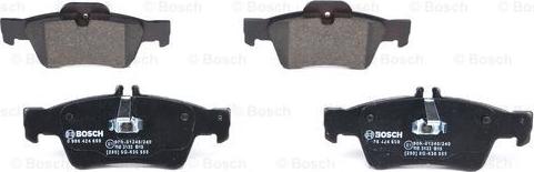 BOSCH 0 986 424 699 - Piduriklotsi komplekt,ketaspidur onlydrive.pro