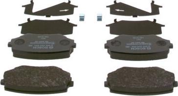 BOSCH 0 986 424 658 - Brake Pad Set, disc brake onlydrive.pro