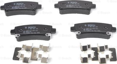 BOSCH 0 986 424 124 - Brake Pad Set, disc brake onlydrive.pro