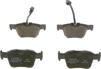 BOSCH 0 986 424 848 - Brake Pad Set, disc brake onlydrive.pro