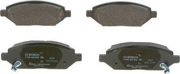 BOSCH 0 986 424 842 - Brake Pad Set, disc brake onlydrive.pro