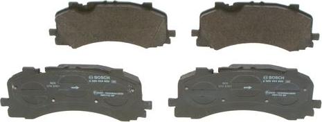 BOSCH 0 986 424 850 - Brake Pad Set, disc brake onlydrive.pro