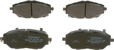 BOSCH 0 986 424 865 - Brake Pad Set, disc brake onlydrive.pro