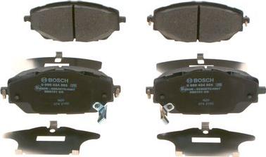 BOSCH 0 986 424 865 - Brake Pad Set, disc brake onlydrive.pro