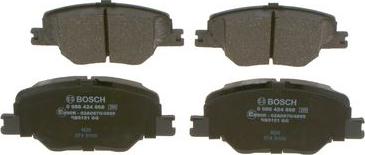 BOSCH 0 986 424 868 - Brake Pad Set, disc brake onlydrive.pro