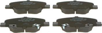 BOSCH 0 986 424 868 - Brake Pad Set, disc brake onlydrive.pro