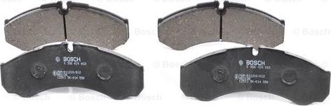 BOSCH 0 986 424 833 - Brake Pad Set, disc brake onlydrive.pro