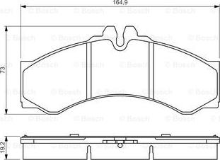 BOSCH 0 986 424 832 - Brake Pad Set, disc brake onlydrive.pro