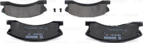 BOSCH 0 986 424 823 - Brake Pad Set, disc brake onlydrive.pro