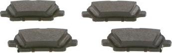 BOSCH 0 986 424 872 - Brake Pad Set, disc brake onlydrive.pro