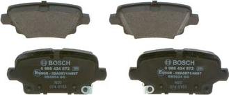 BOSCH 0 986 424 872 - Brake Pad Set, disc brake onlydrive.pro