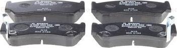 BOSCH 0 986 424 369 - Brake Pad Set, disc brake onlydrive.pro