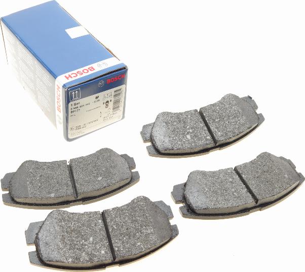 BOSCH 0 986 424 366 - Brake Pad Set, disc brake onlydrive.pro