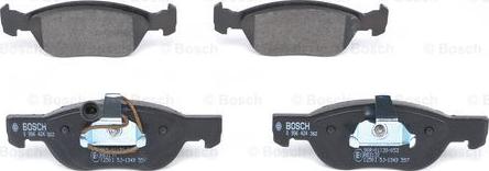 BOSCH 0 986 424 362 - Brake Pad Set, disc brake onlydrive.pro