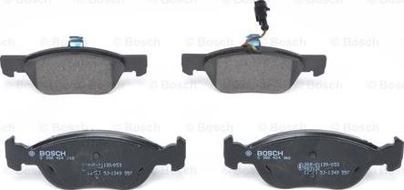 BOSCH 0 986 424 362 - Bremžu uzliku kompl., Disku bremzes onlydrive.pro