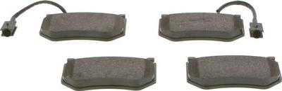 BOSCH 0 986 424 384 - Brake Pad Set, disc brake onlydrive.pro