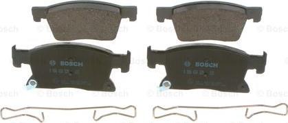 BOSCH 0 986 424 329 - Brake Pad Set, disc brake onlydrive.pro