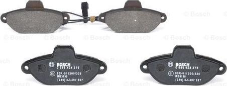 BOSCH 0 986 424 379 - Brake Pad Set, disc brake onlydrive.pro