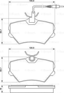 BOSCH 0 986 424 217 - Brake Pad Set, disc brake onlydrive.pro