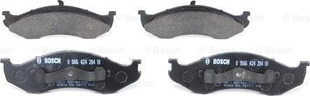 BOSCH 0 986 424 284 - Brake Pad Set, disc brake onlydrive.pro