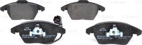 BOSCH 0 986 424 797 - Brake Pad Set, disc brake onlydrive.pro