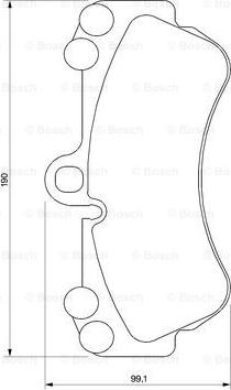 BOSCH 0 986 424 740 - Stabdžių trinkelių rinkinys, diskinis stabdys onlydrive.pro