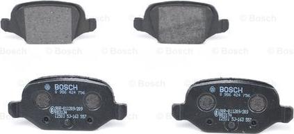 BOSCH 0 986 424 756 - Brake Pad Set, disc brake onlydrive.pro