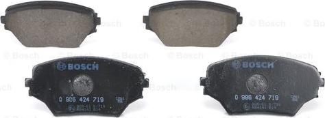 BOSCH 0 986 424 719 - Brake Pad Set, disc brake onlydrive.pro