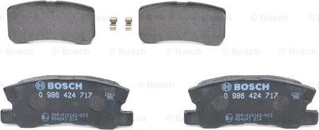 BOSCH 0 986 424 717 - Brake Pad Set, disc brake onlydrive.pro