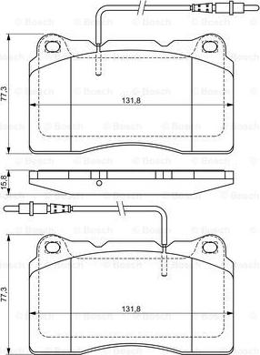 BOSCH 0 986 424 738 - Brake Pad Set, disc brake onlydrive.pro