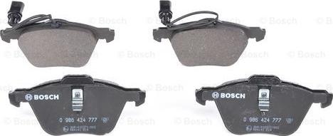 BOSCH 0 986 424 777 - Piduriklotsi komplekt,ketaspidur onlydrive.pro