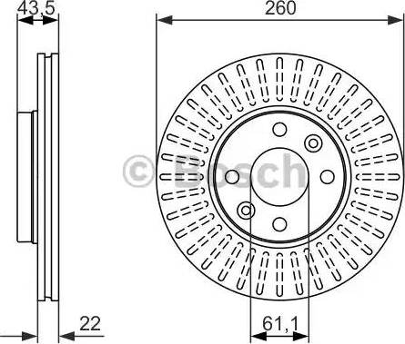 BOSCH 0 986 479 943 - Brake Disc onlydrive.pro