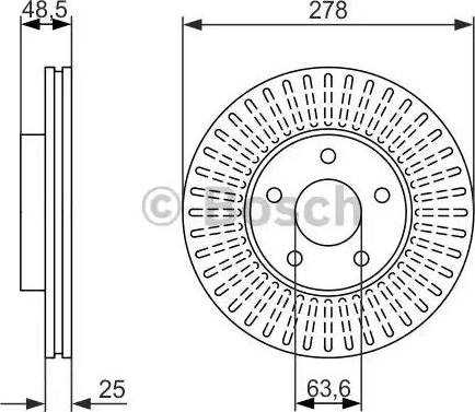 BOSCH 0 986 479 957 - Bremžu diski onlydrive.pro