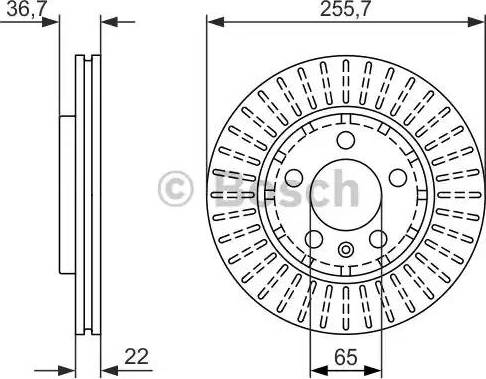 BOSCH 0 986 479 912 - Brake Disc onlydrive.pro