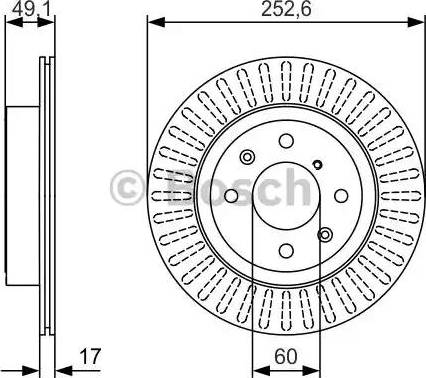 BOSCH 0 986 479 982 - Brake Disc onlydrive.pro