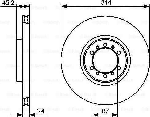 BOSCH 0 986 479 469 - Brake Disc onlydrive.pro