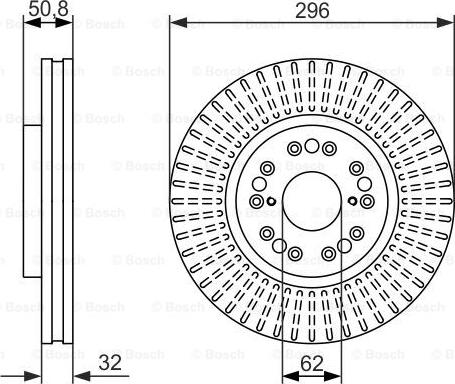 BOSCH 0 986 479 485 - Brake Disc onlydrive.pro