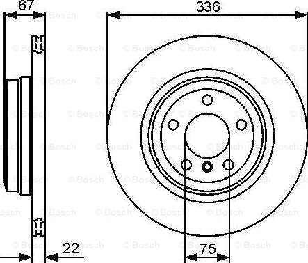 BOSCH 0 986 479 439 - Brake Disc onlydrive.pro