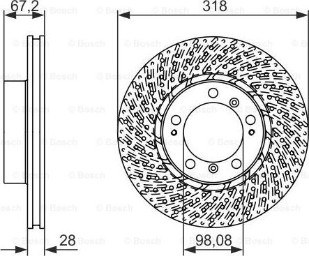 BOSCH 0 986 479 549 - Brake Disc onlydrive.pro