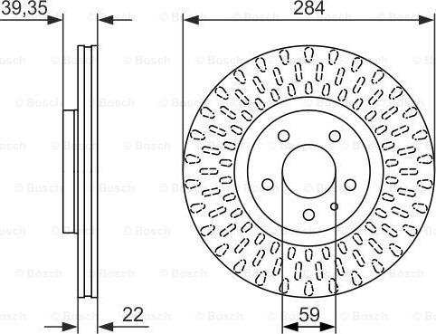 BOSCH 0 986 479 588 - Bremžu diski onlydrive.pro