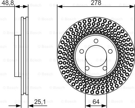 BOSCH 0 986 479 699 - Bremžu diski onlydrive.pro